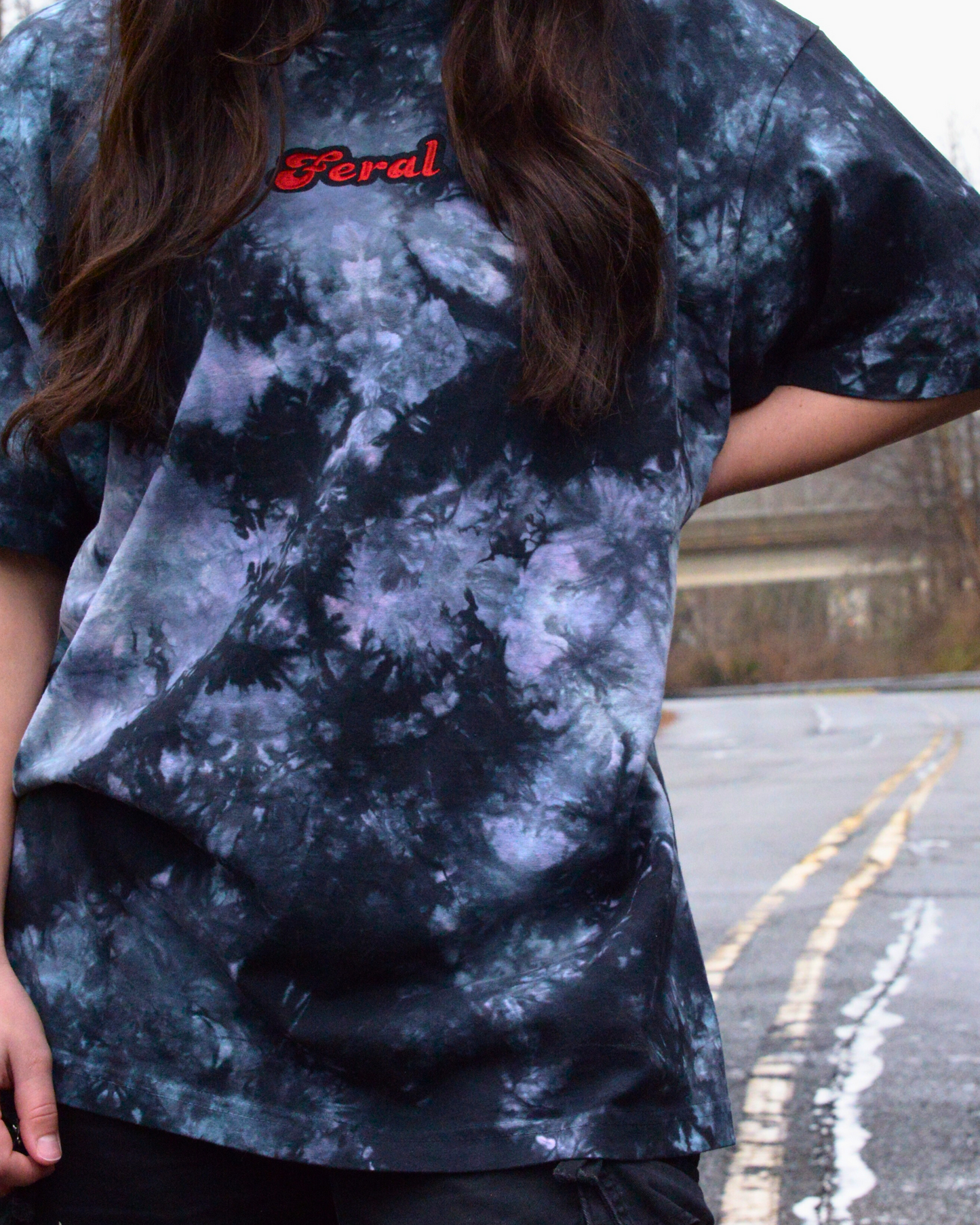 Feral Embroidered T Shirt
