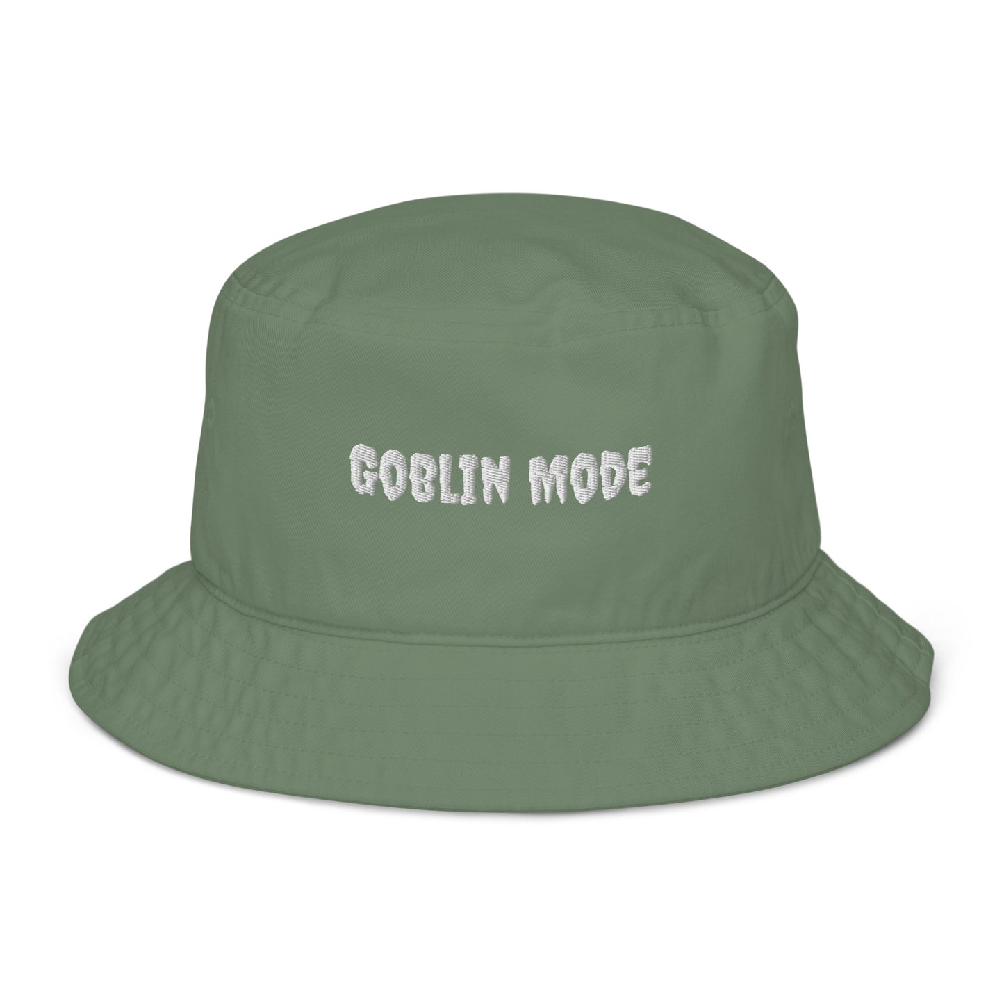 Goblin Mode Embroidered Bucket Hat